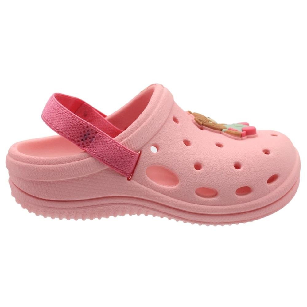 Clog Baby Grendene kids Lumy Tira Traseira Elástica Menina