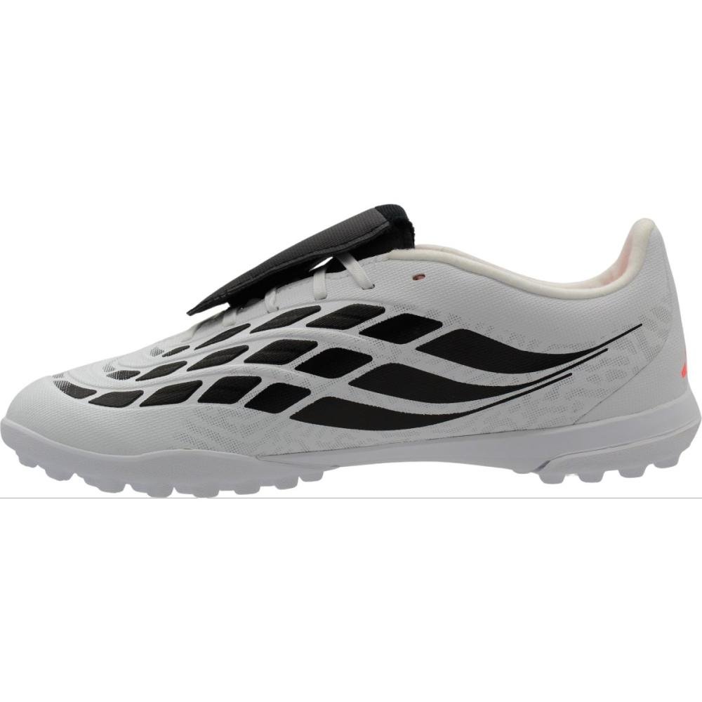 Chuteira Society Adidas Predator Club com Língua Dobrável Masculina Branco 2