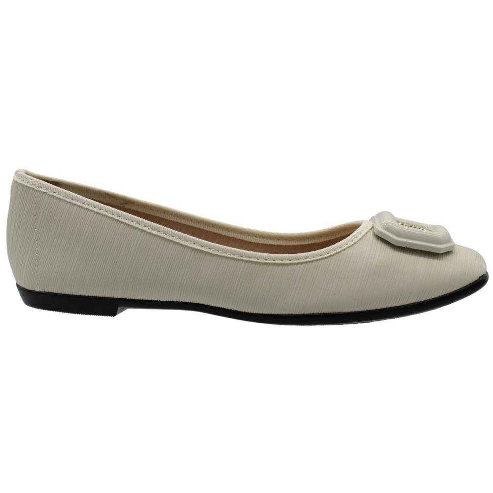 Sapatilha Moleca Texturizada Aplique Frontal Feminino