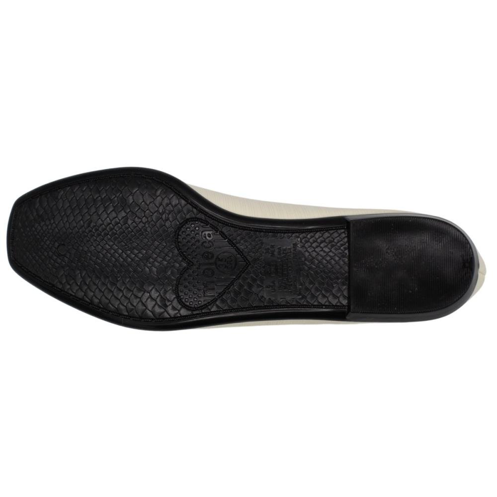 Sapatilha Moleca Texturizada Aplique Frontal Feminino Branco 5