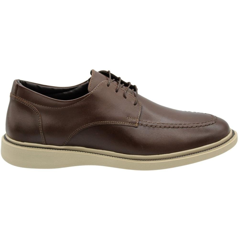 Sapato Social San Marino Derby Lorenzo Costuras Com Cadarço Masculino