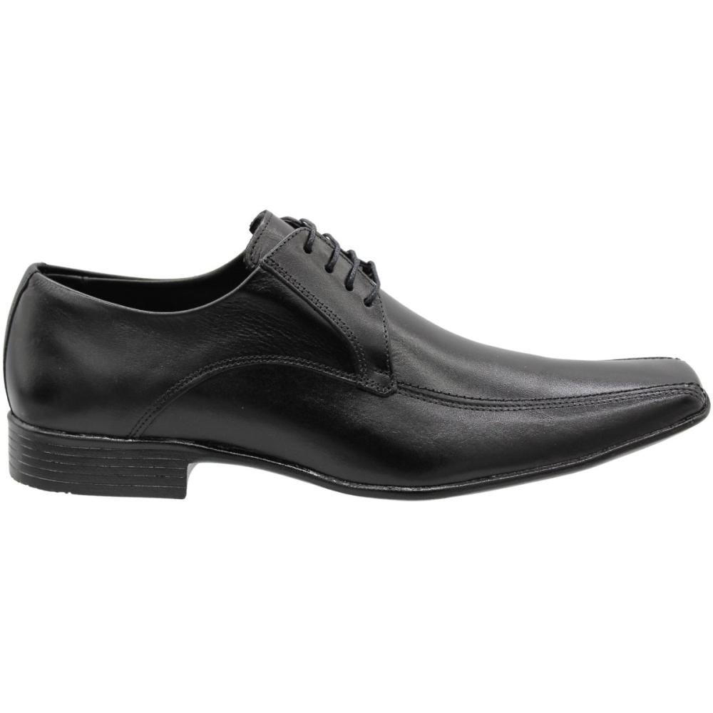 Sapato Social San Marino Barcelona Airbag Com Cadarço Masculino Preto 3