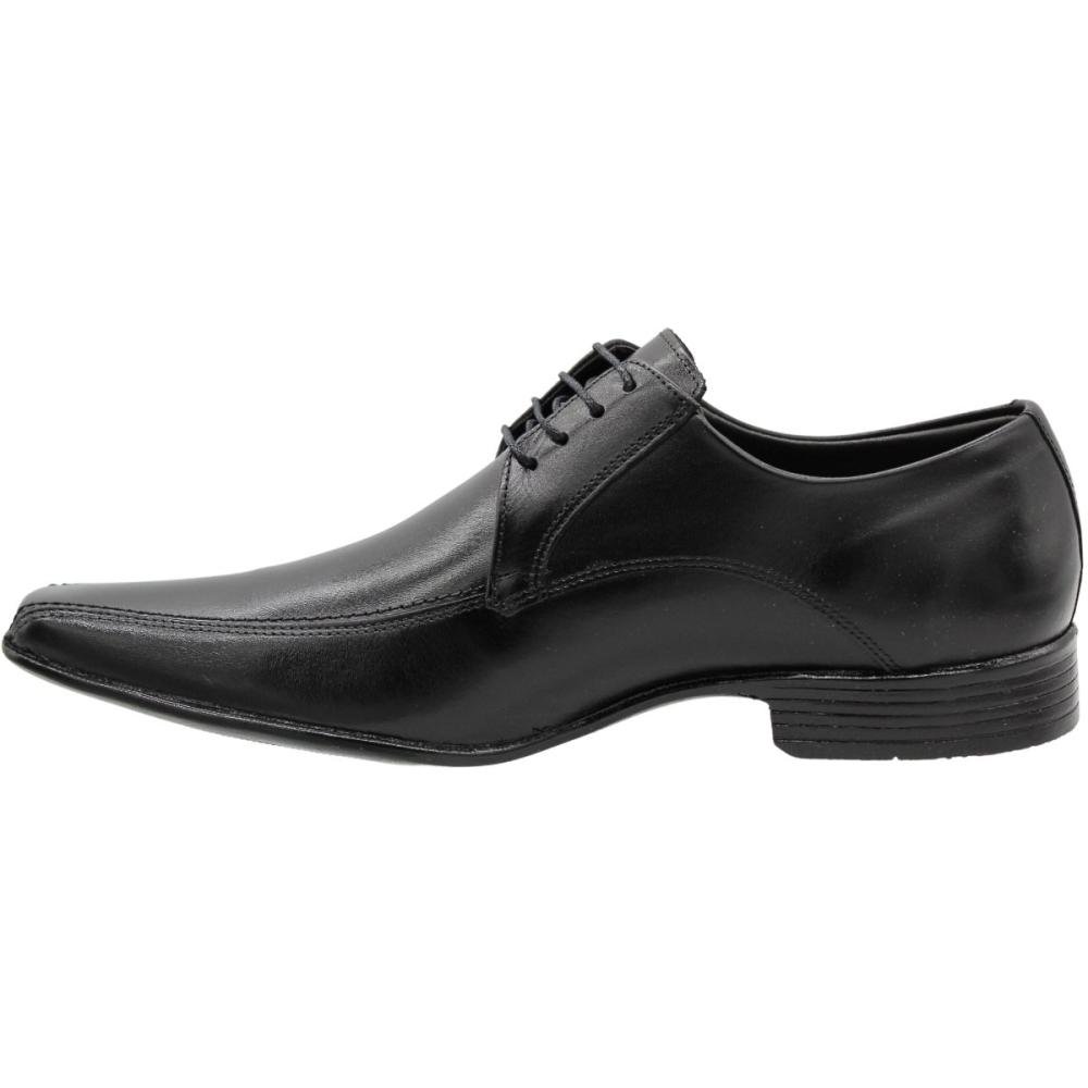 Sapato Social San Marino Barcelona Airbag Com Cadarço Masculino Preto 4