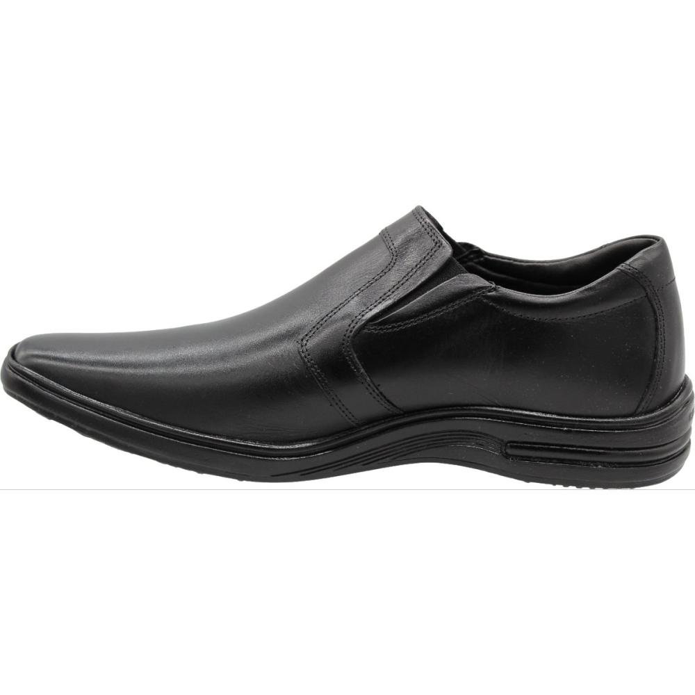 Sapato Social San Marino Confortflex Sem Cadarço Masculino Preto 2