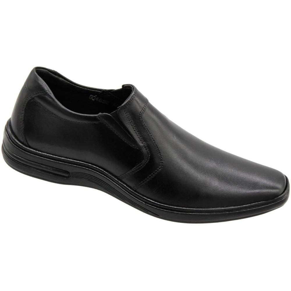 Sapato Social San Marino Confortflex Sem Cadarço Masculino Preto 3