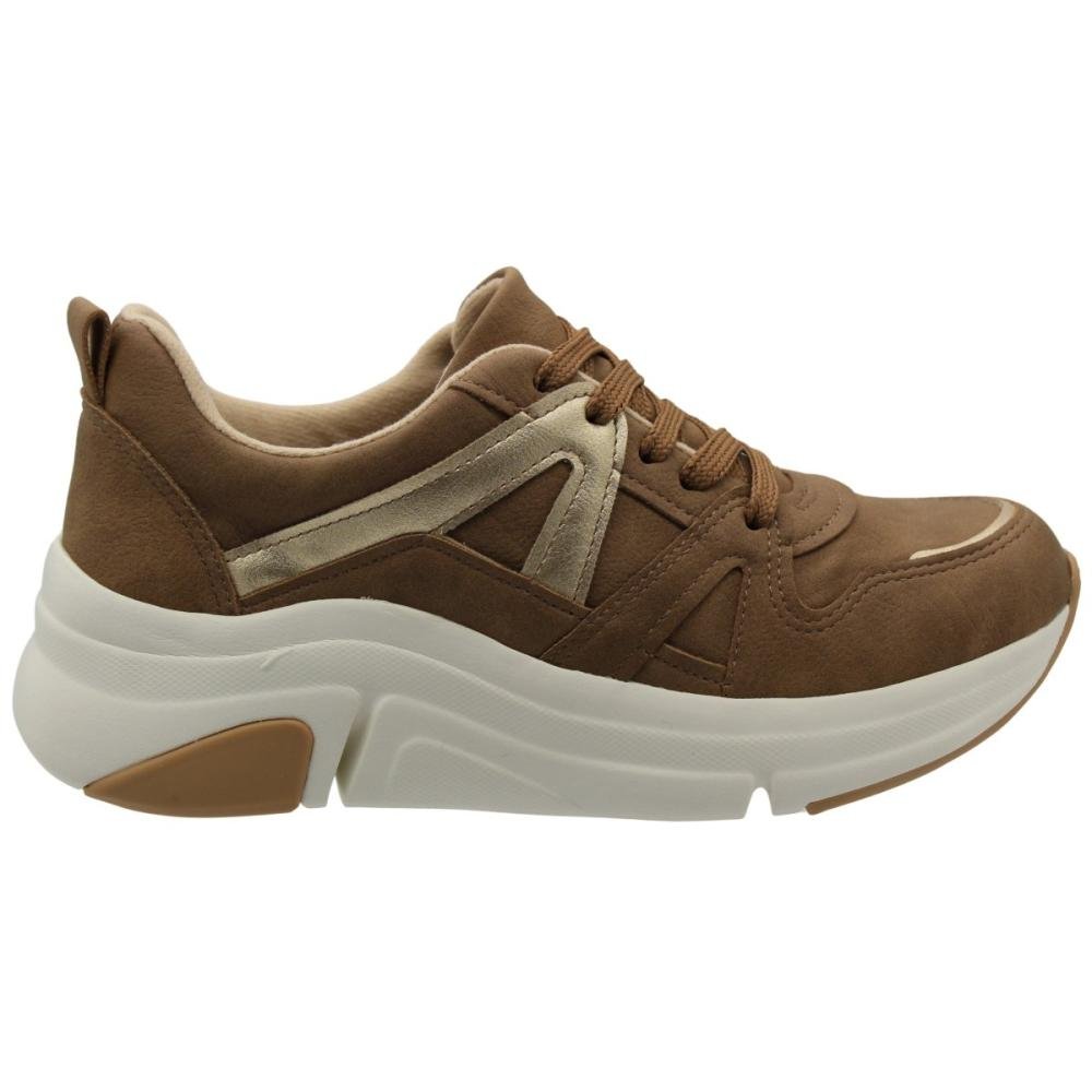 Tênis Jogging Plataforma Modare Detalhes Laterais Feminino