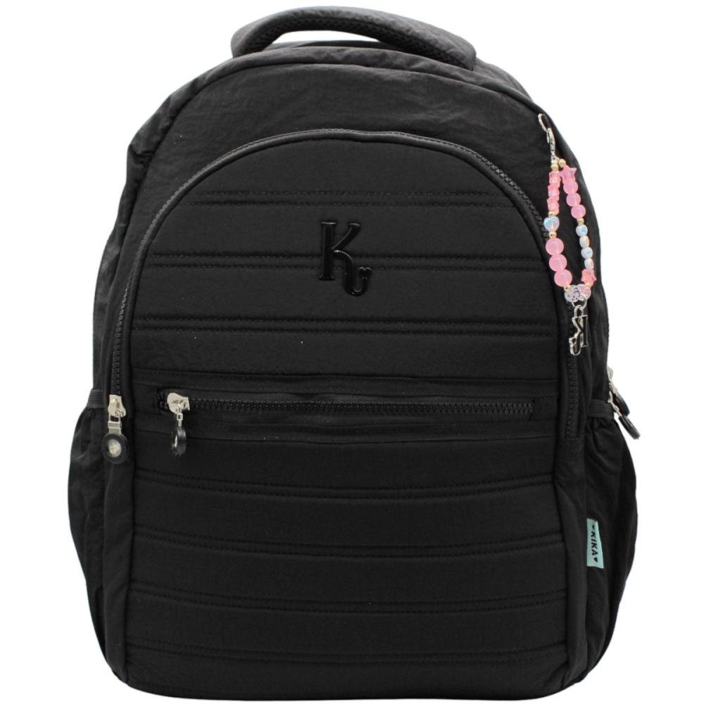 Mochila De Costas Escolar Kika Lovers Metelassê Acessório Menina