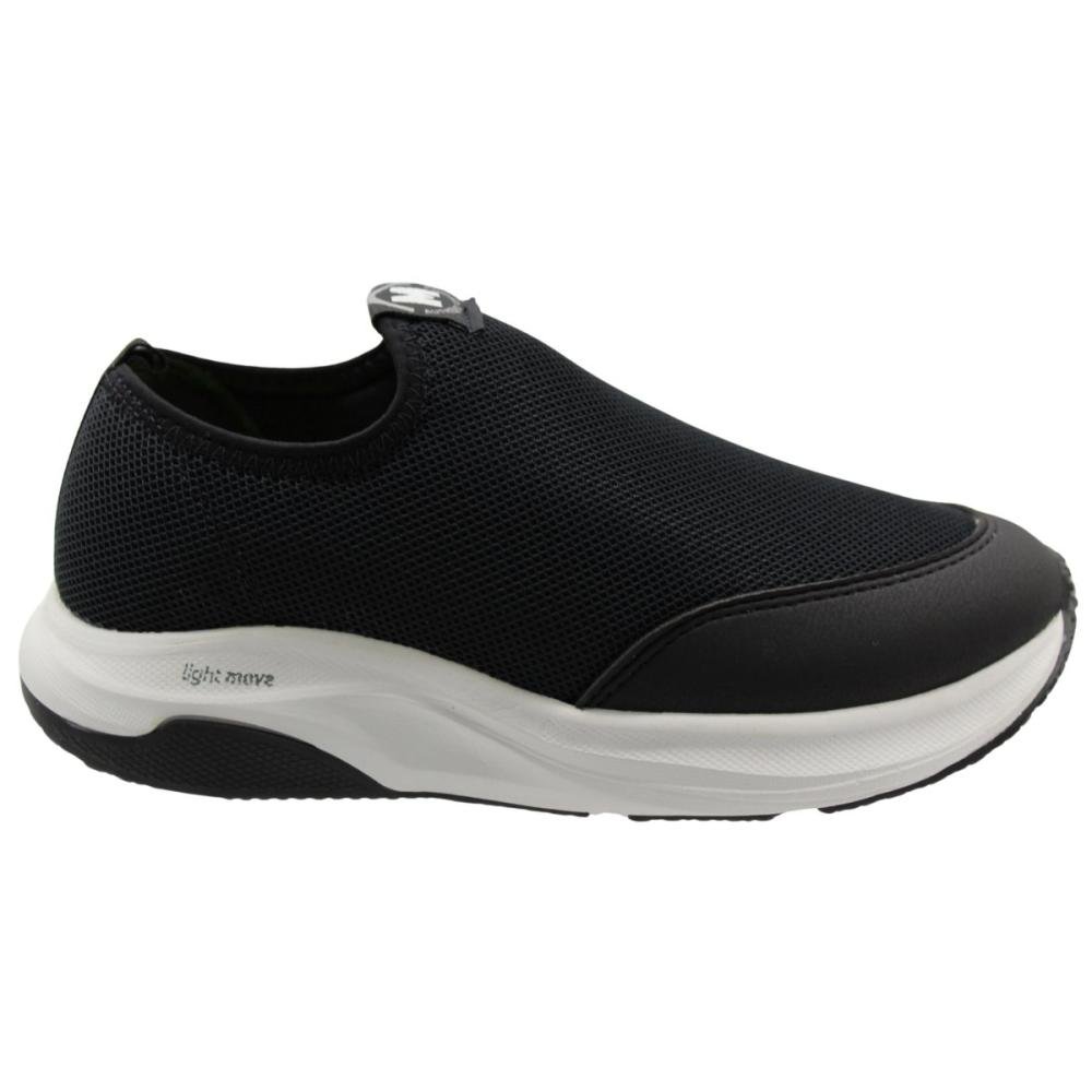 Tênis Slip On Molekinho Knit Junp Respirável Menino