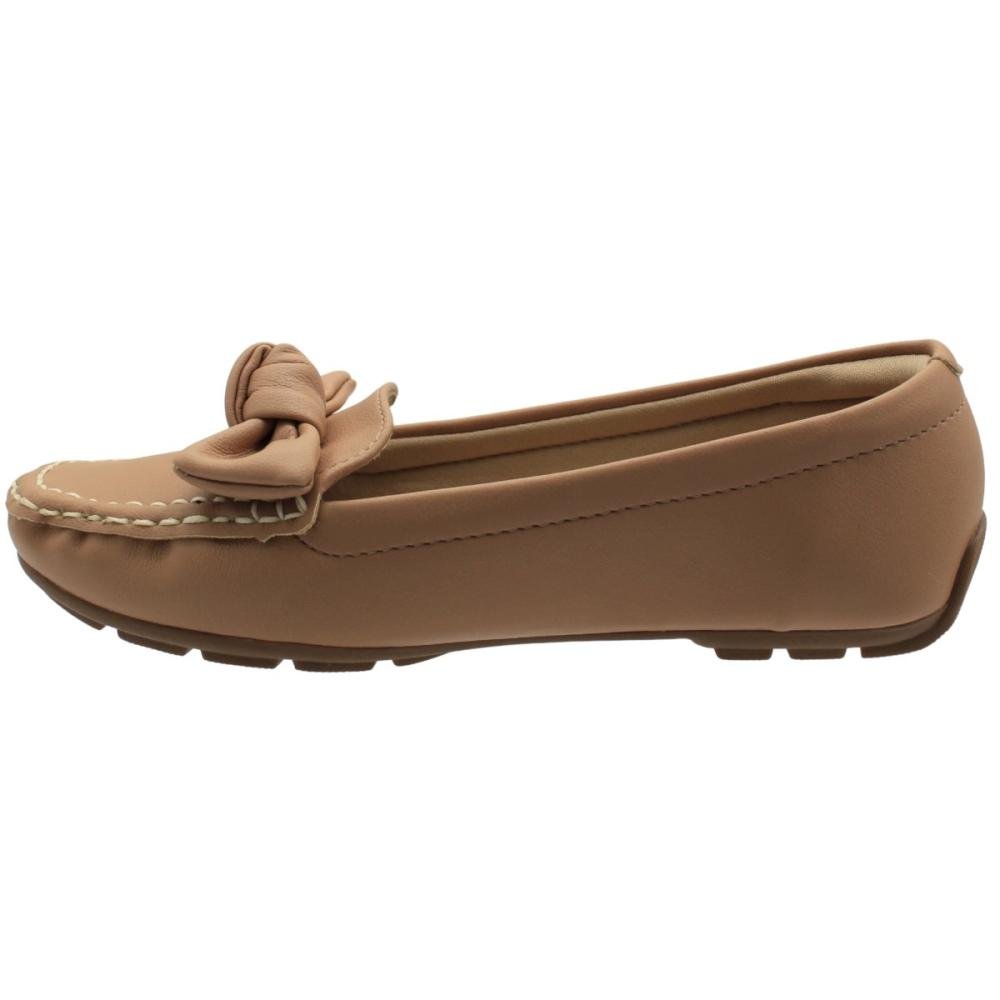 Sapatilha Mocassim Modare Laço Decorativo Feminino Nude 2