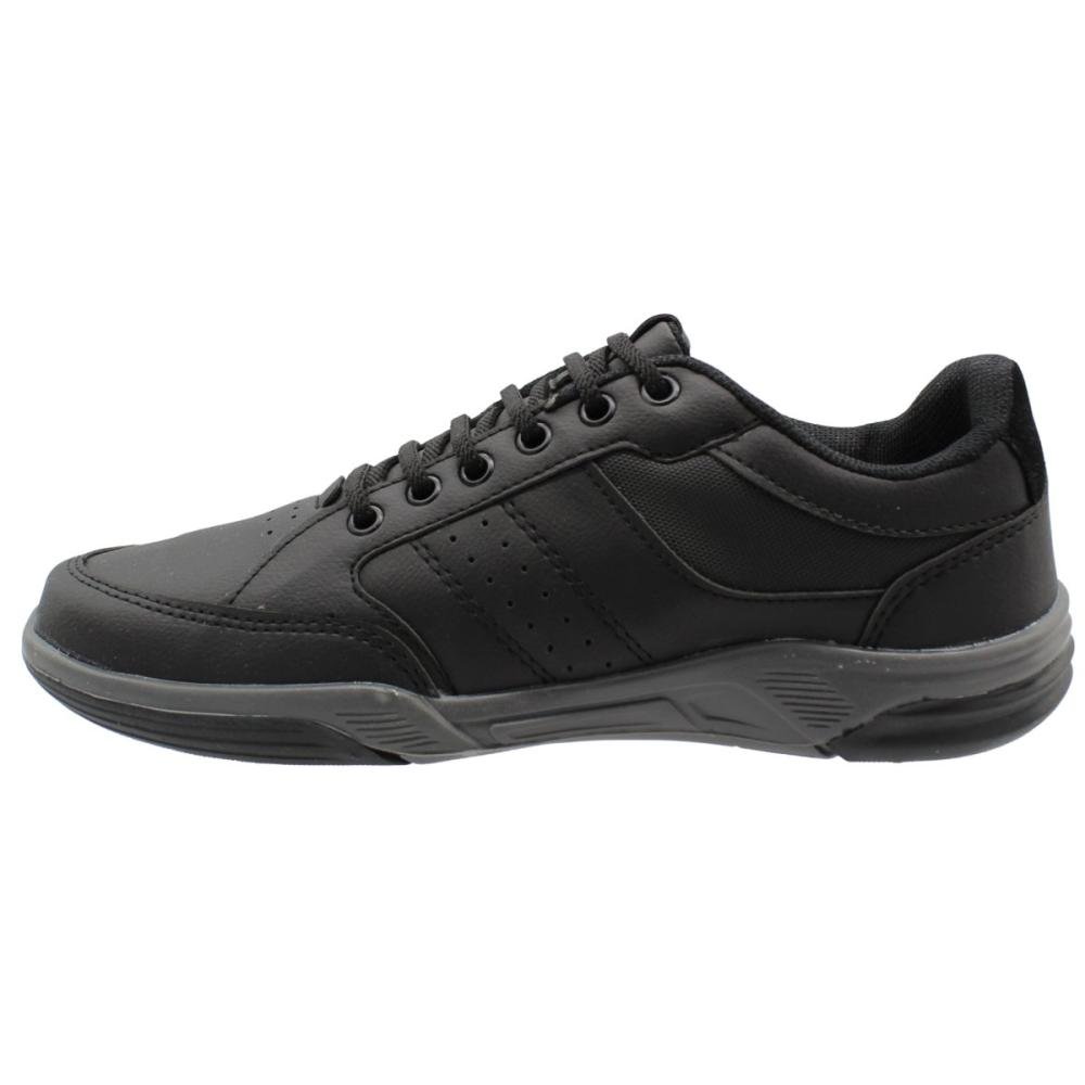 Sapatênis Comfort Way Recortes Perfurados Masculino Preto 2