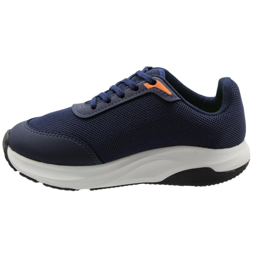 Tênis Jogging Molekinho Mesh Respirável Menino Azul 2