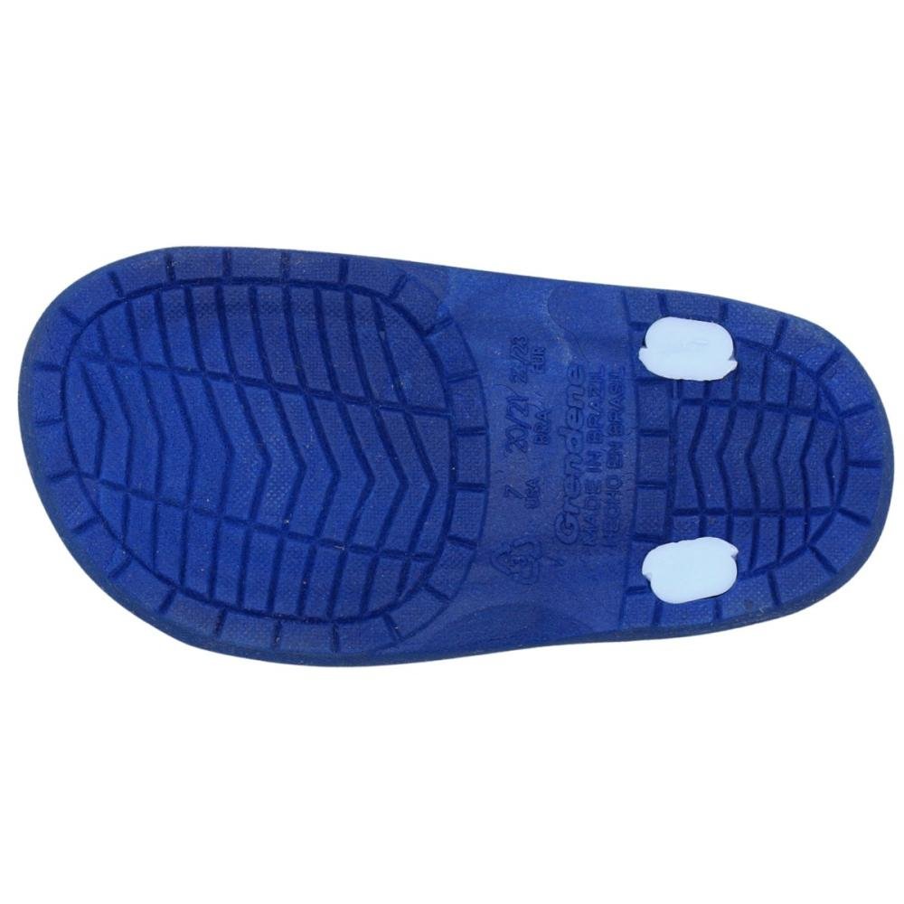 Sandália Aranha Baby Grendene Kids Lumy Tira Autocolante Menino Azul 5
