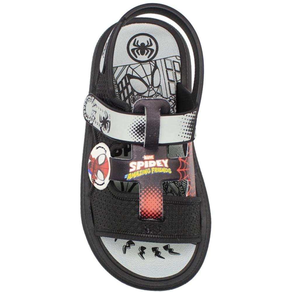 Sandália Infantil Grendene Kids Tira Altocolante Menino Preto 4