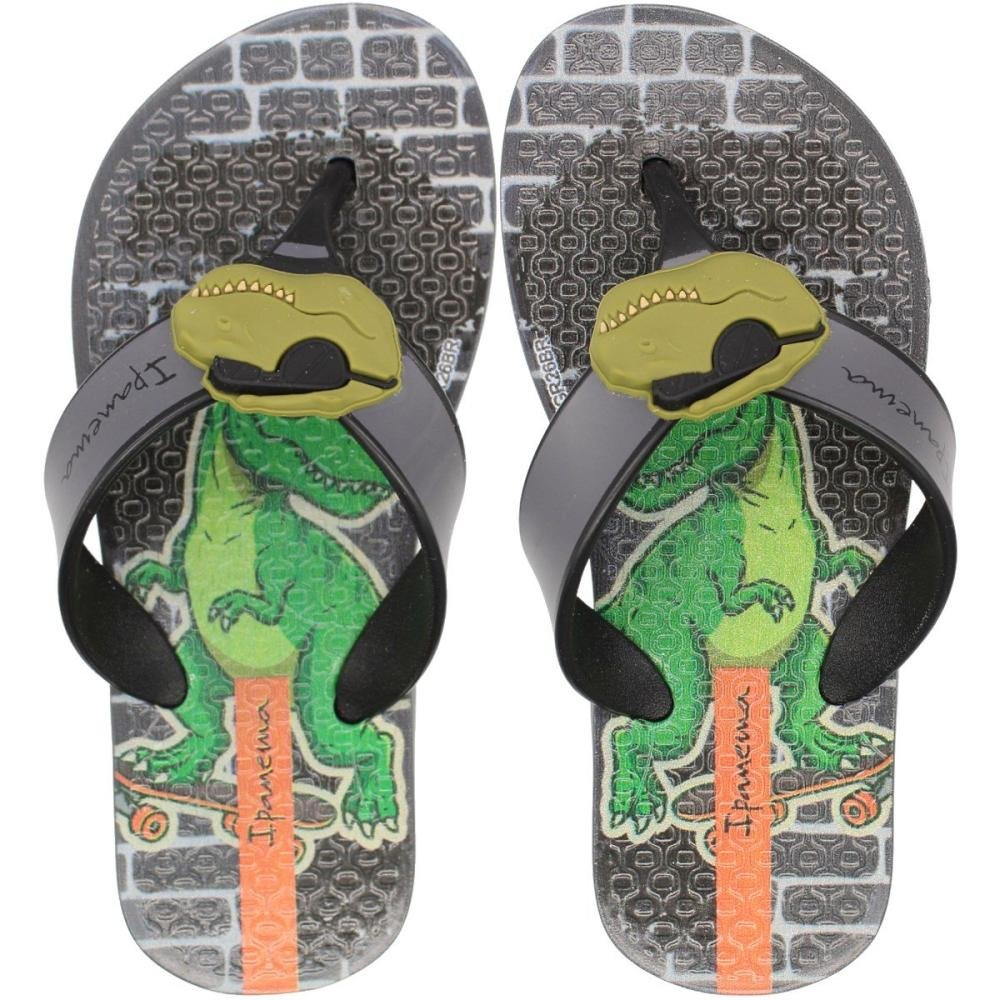 Chinelo De Dedo Ipanema Sonhos Dino Tiras Largas Menino