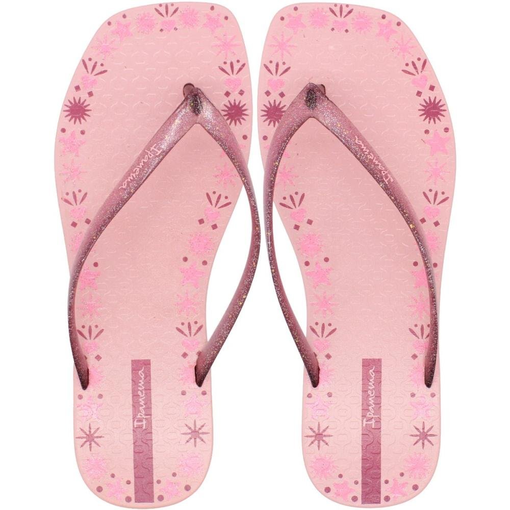 Chinelo De Dedo Ipanema Edge Tiras Slim Brilho Feminino