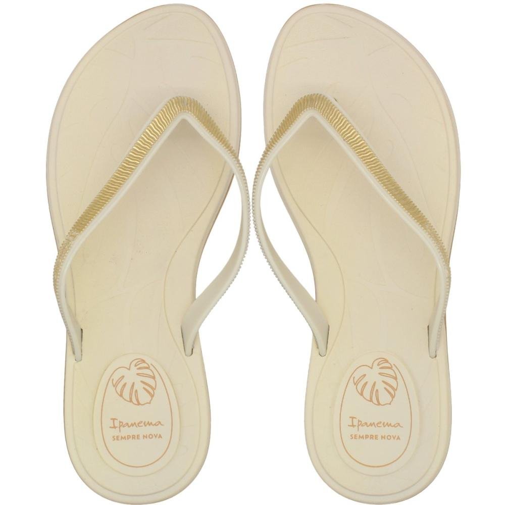 Chinelo de Dedo Ipanema Shine Sempre Nova Texturas Metálicas Feminino