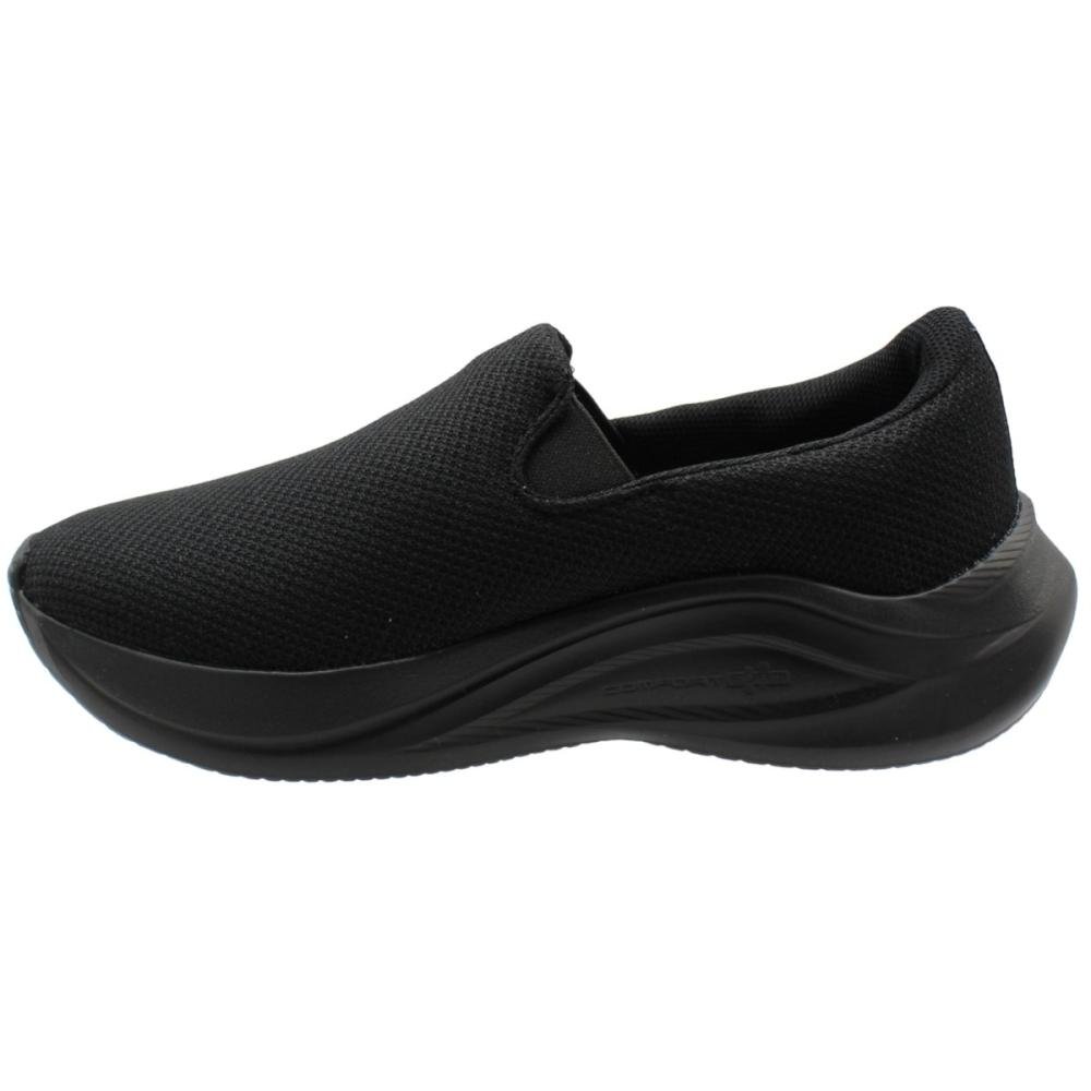 Tênis  Slip On Rainha Drem V Confort Feminino Preto 2