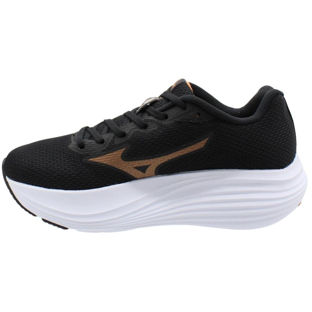 Tênis Esportivo Mizuno Connect 2 SoftierFoam Conforto Feminino Preto 2