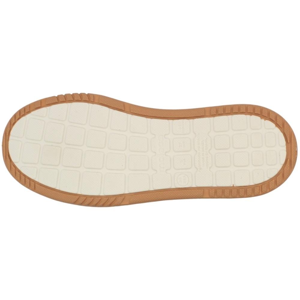 Tênis Casual Moleca Recortes Detalhes Metalizados Feminino Branco 5
