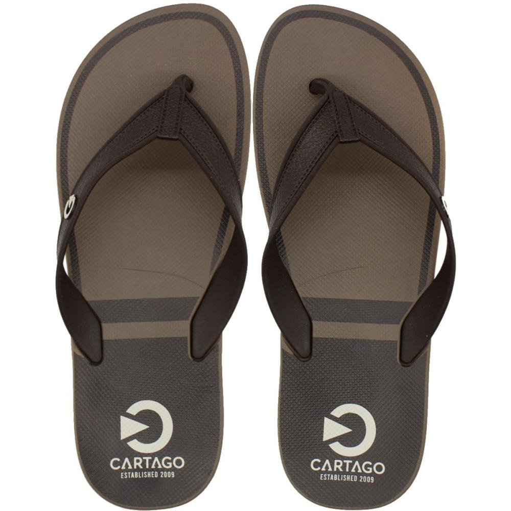 Chinelo De Dedo Cartago Lugano Tiras Texturizadas Masculino