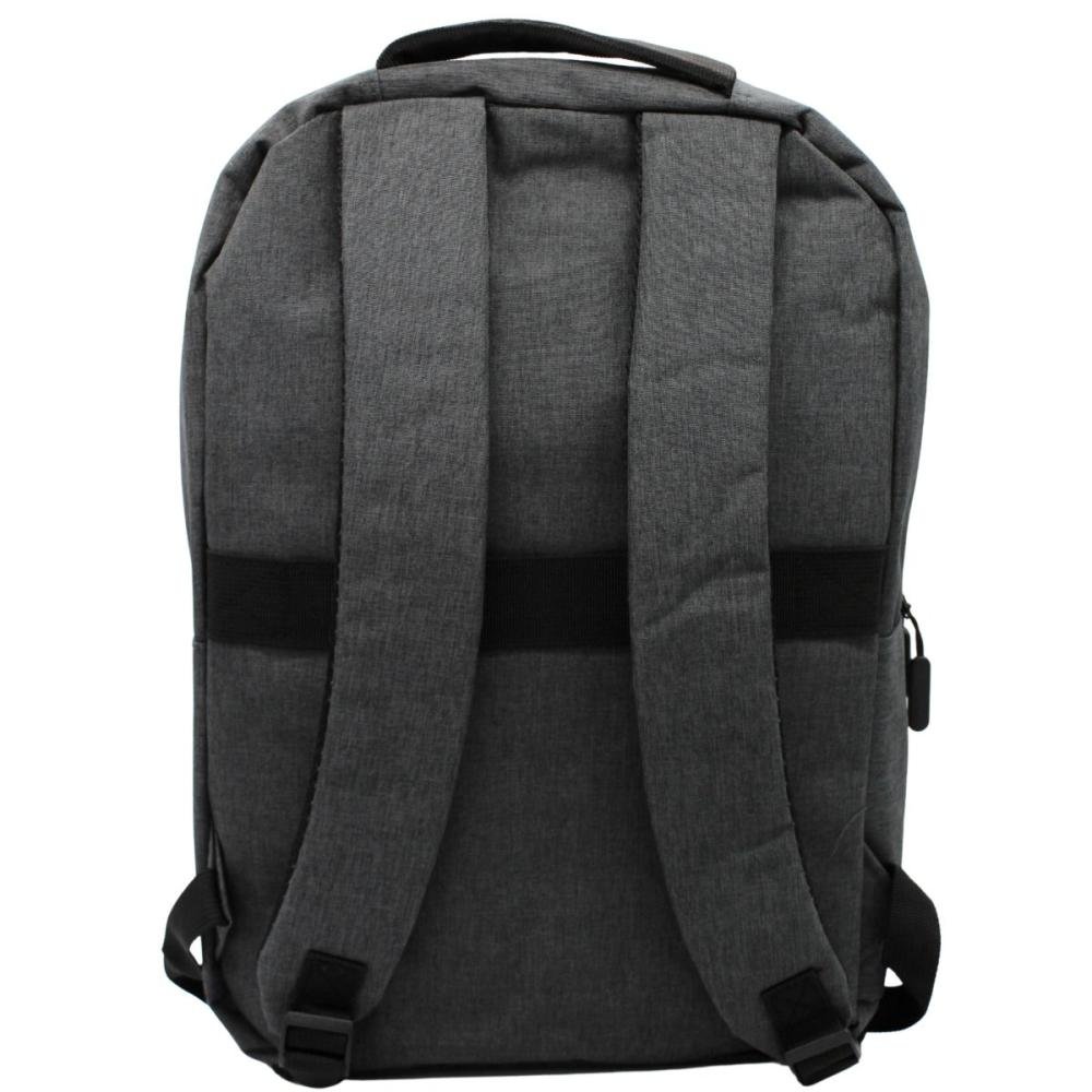 Mochila De Costas Executivo Clio Alças Acolchoadas Ajustáveis Unissex Cinza 2