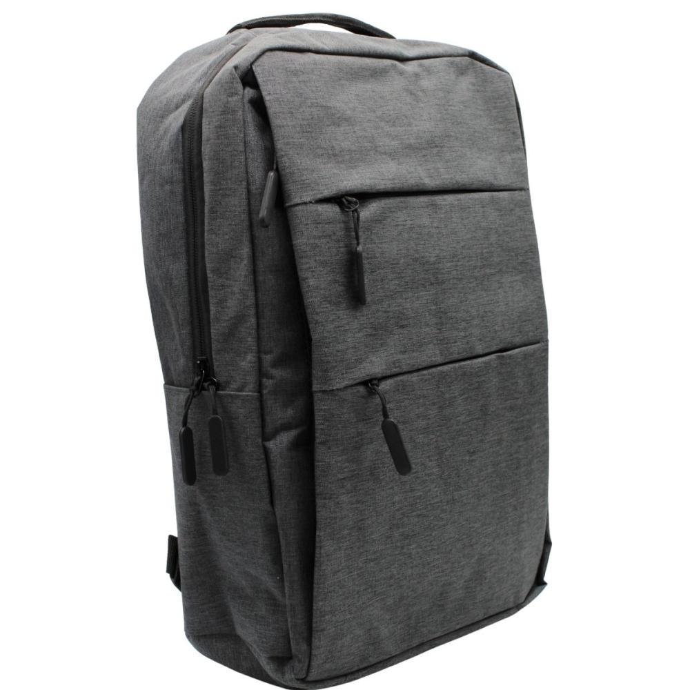 Mochila De Costas Executivo Clio Alças Acolchoadas Ajustáveis Unissex Cinza 3
