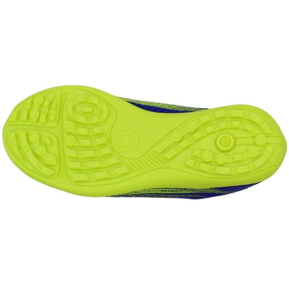 Chuteira Society Infantil Molekinho Napa Grafismo Esportivo Menino Azul 5
