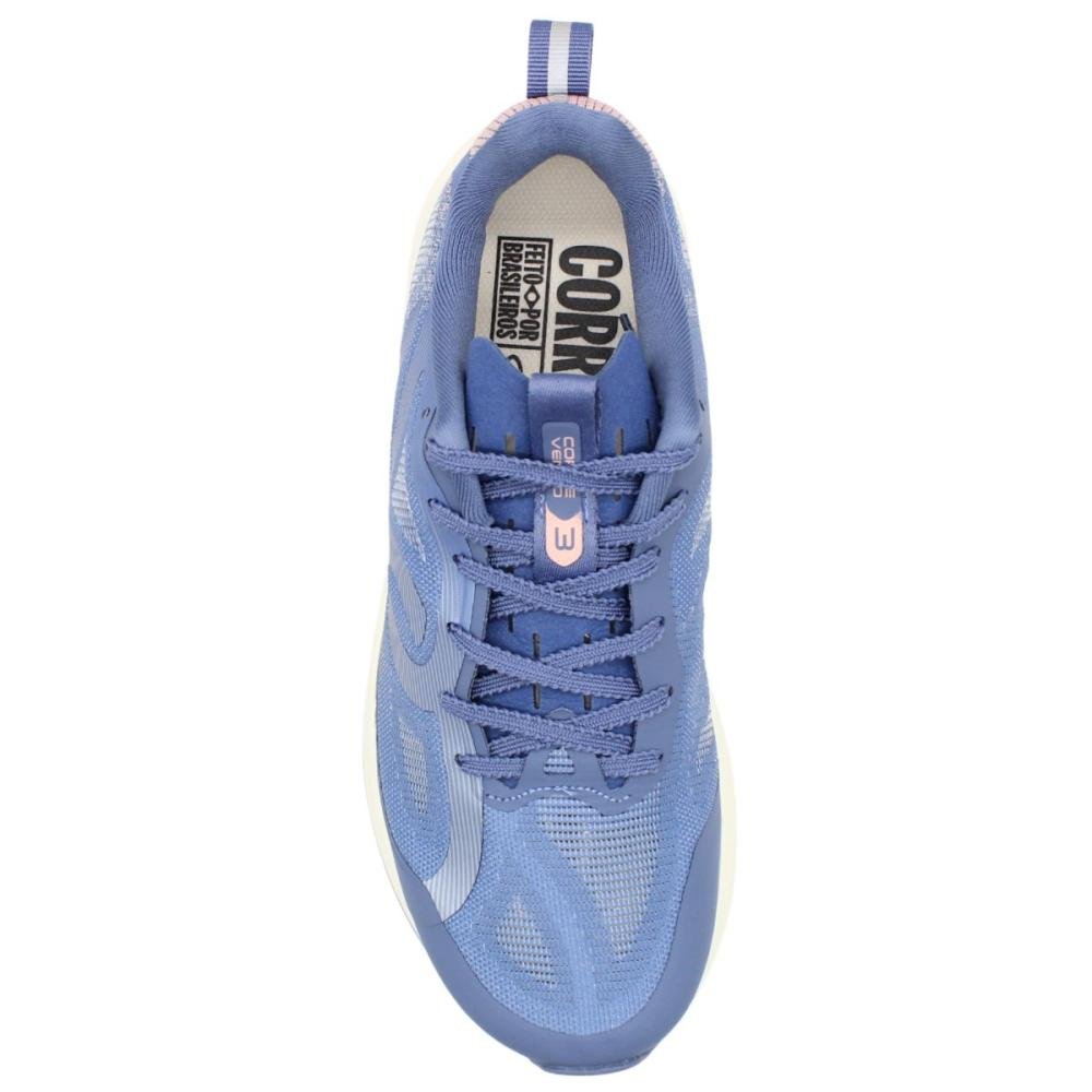 Tênis De Corrida Olympikus Corre Vento 3 Flexível Feminino Azul 4