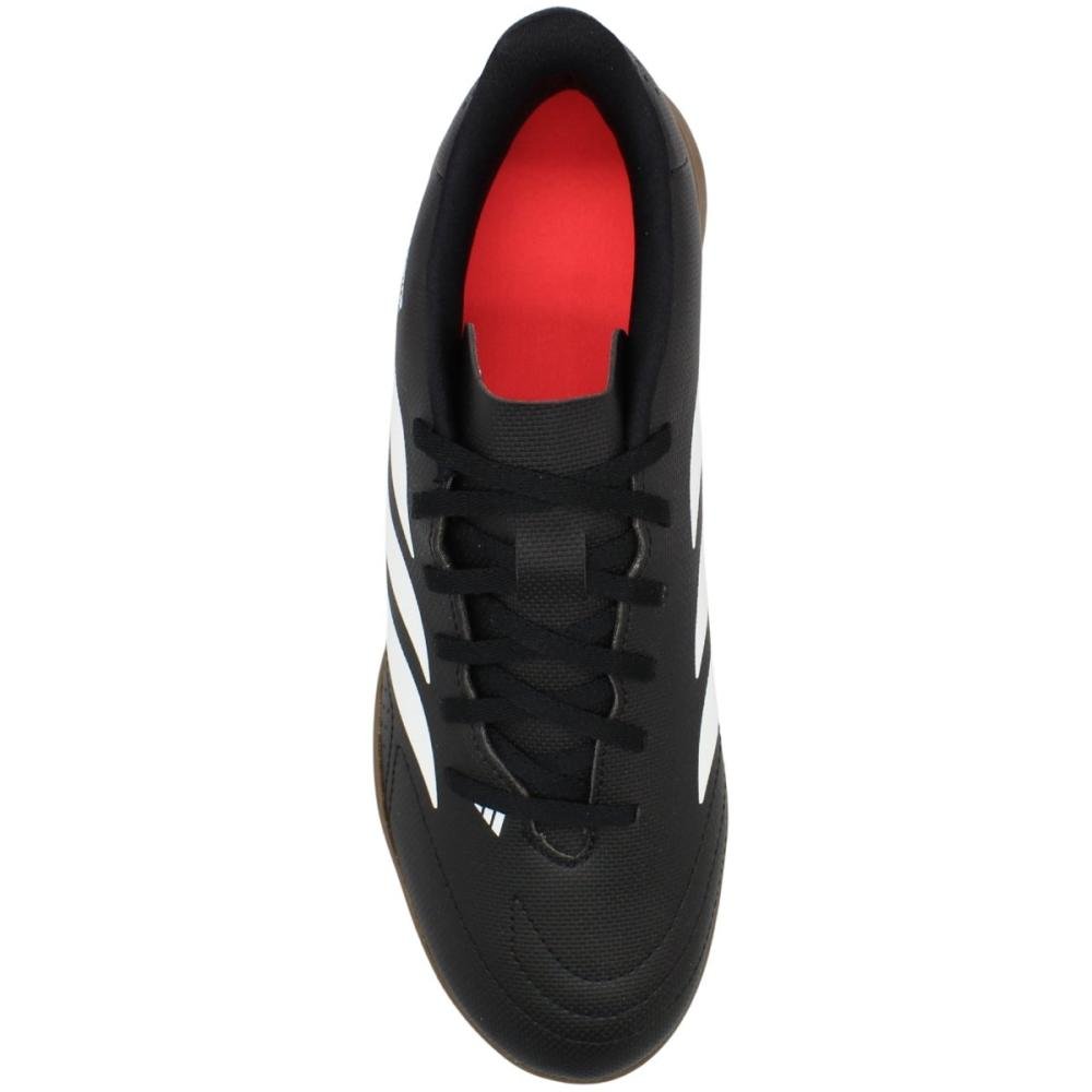 Chuteira Futsal Adidas Predator Essentials 26.5 I Costuras Masculino Preto 4