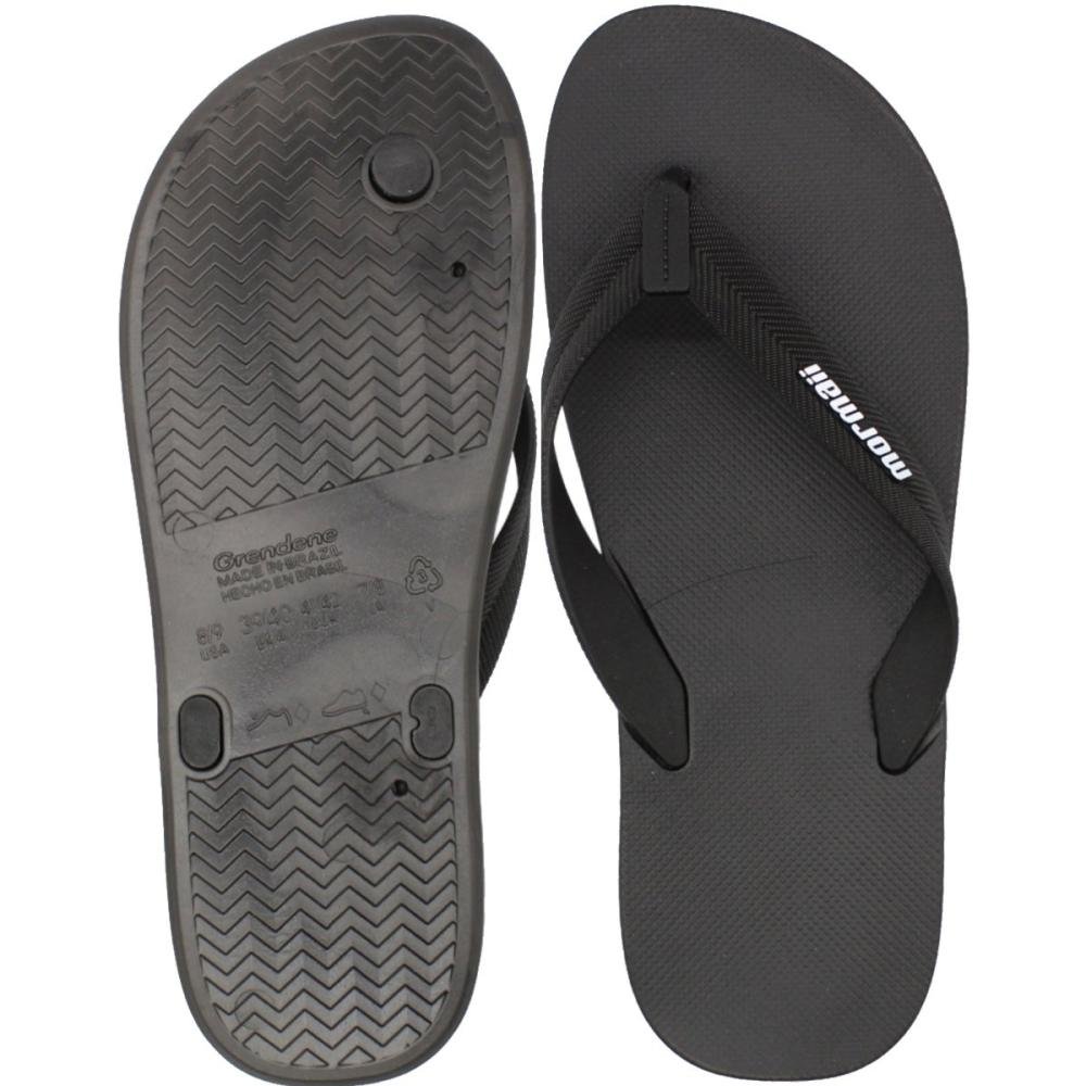 Chinelo De Dedo Mormaii Tropical III Tira texturizada Masculino Preto 3