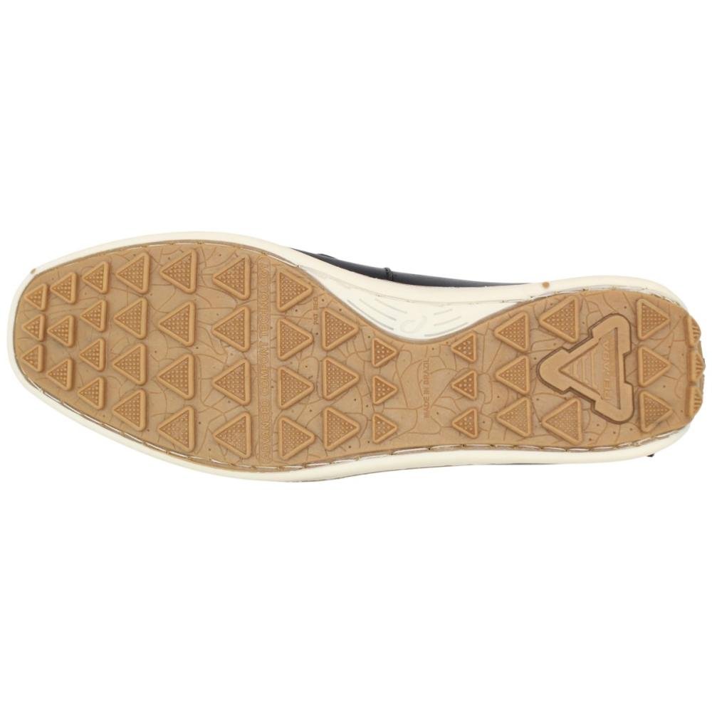 Sapatilha Mocassim Pegada Anilina Amortech Slip On Masculino Preto 5