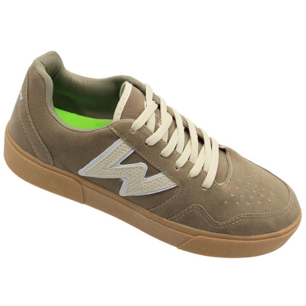 Tênis Casual Runway Camurça Sintética Recortes Masculino Marrom 3