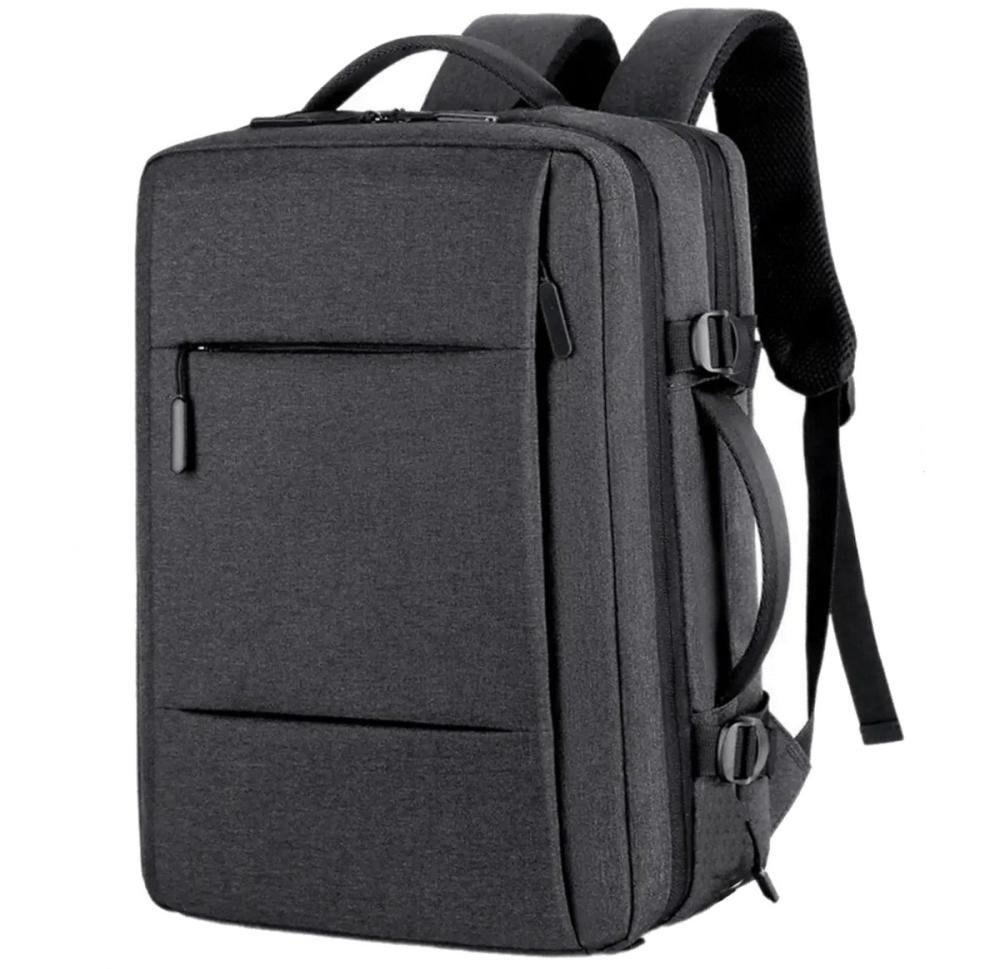 Mochila De Costas Executiva Clio Reforçada 17,5 Notebook Bordo Unissex Cinza 3