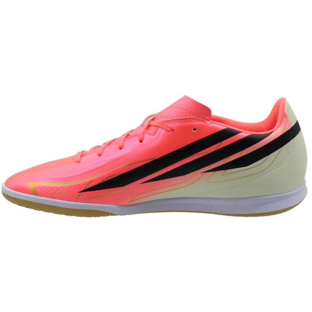Chuteira Futsal Adidas F50 Hyperfast Club IN Texturizada Masculino Rosa 2