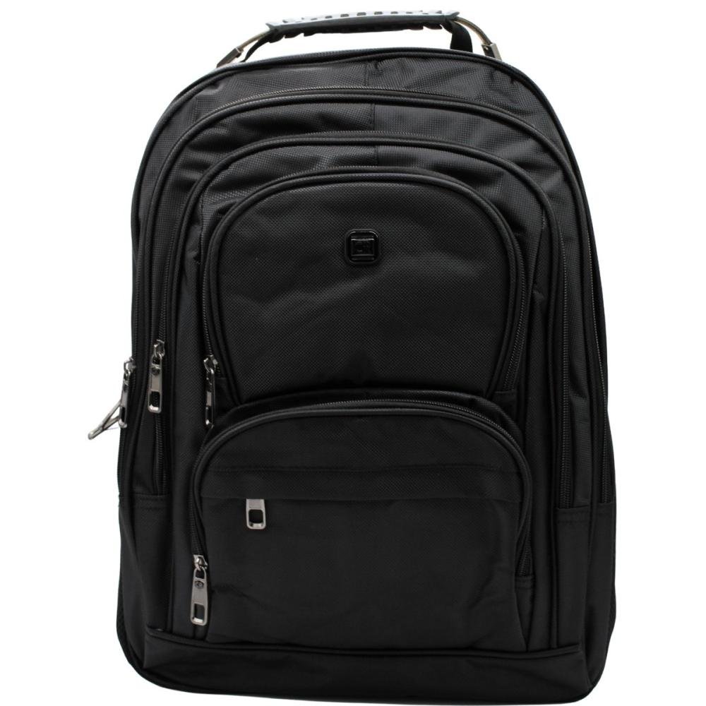 Mochila De Costas Semax Reforçada Múltiplos Compartimentos Masculino Preto 3