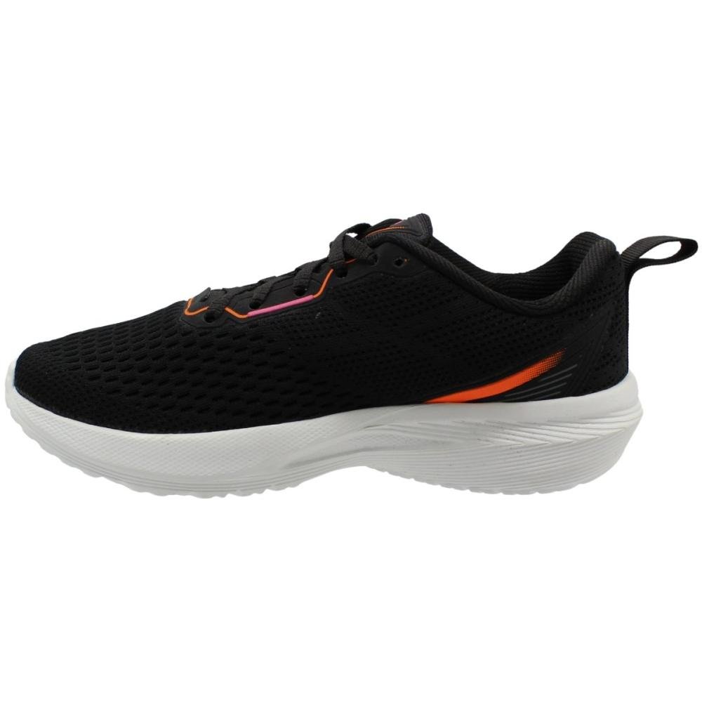 Tênis Esportivo Lynd Y Flash Kids Conforto Menina Preto 2