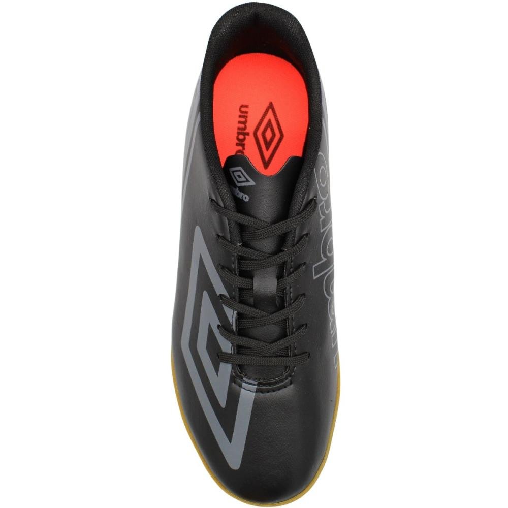 Chuteira Futsal Indoor Umbro Kick Masculina Preto 4