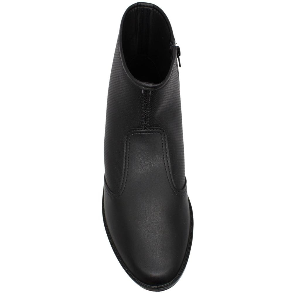 Bota Cano Baixo Moleca Napa Estonia Feminino Preto 4