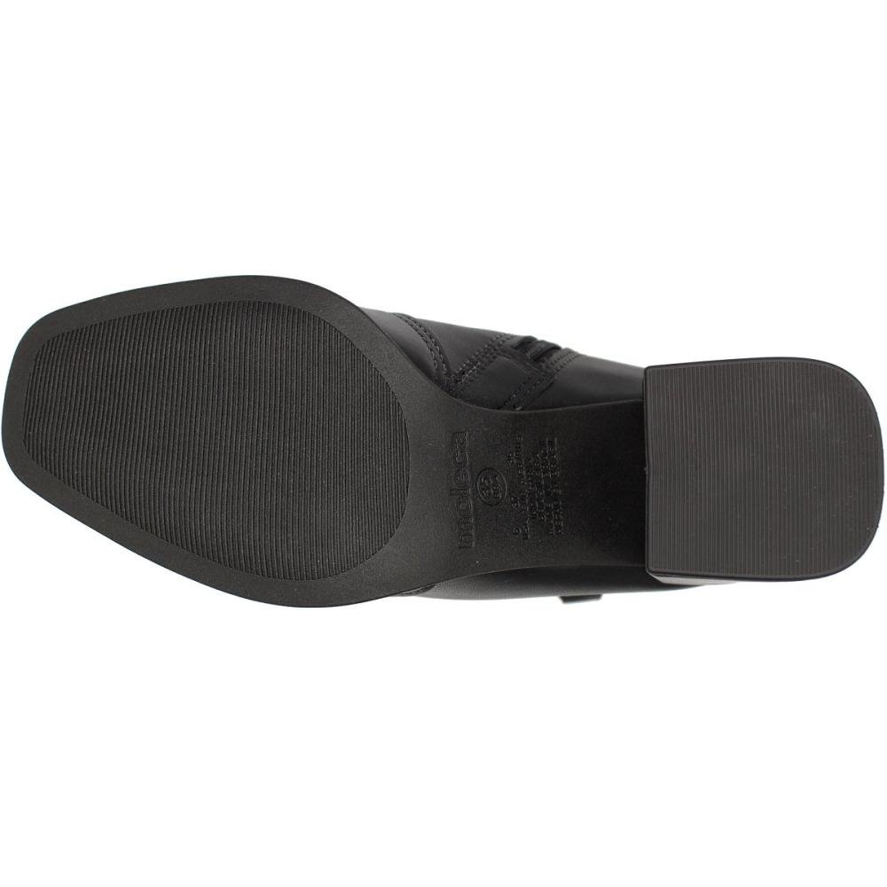 Bota Moleca Cano Baixo Napa Berlim Strass Feminino Preto 5