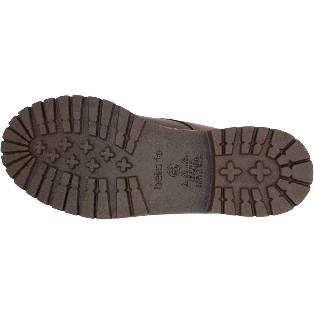 Bota Coturno Cano Médio Beira Rio Genebra Feminino Marrom 5