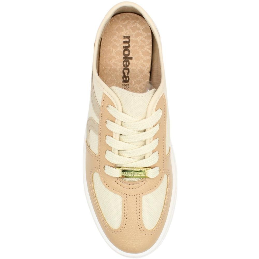 Tênis Casual Moleca Napa Floater Gales Aplique Feminino Bege 4