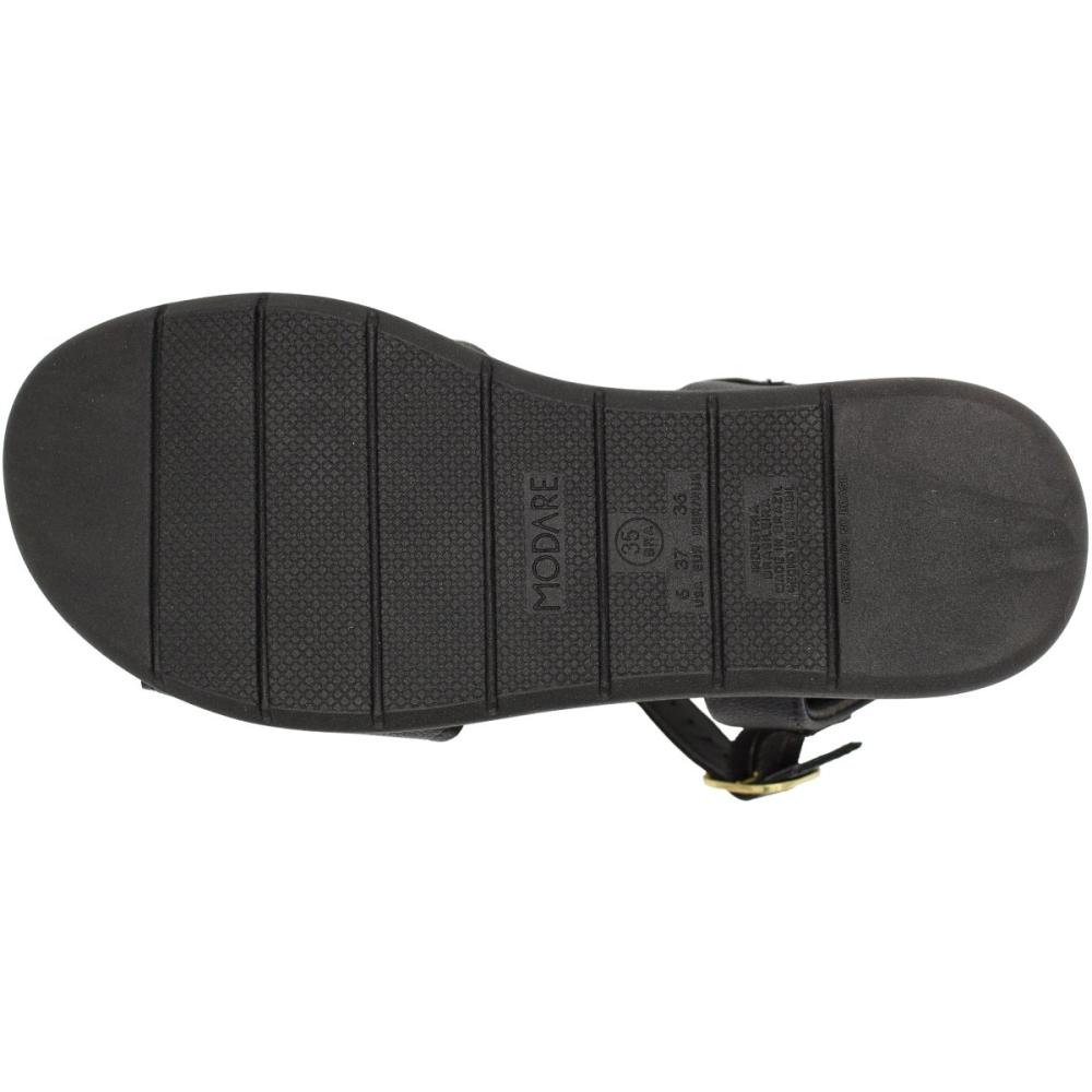 Sandália Anabela Modare Napa Floather Nature Feminina Preto 5