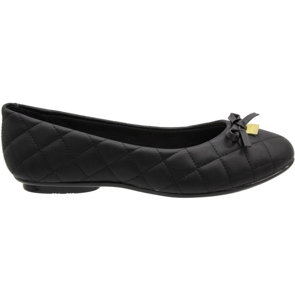 Sapatilha Moleca Napa Suprema Laços Feminino Preto 4