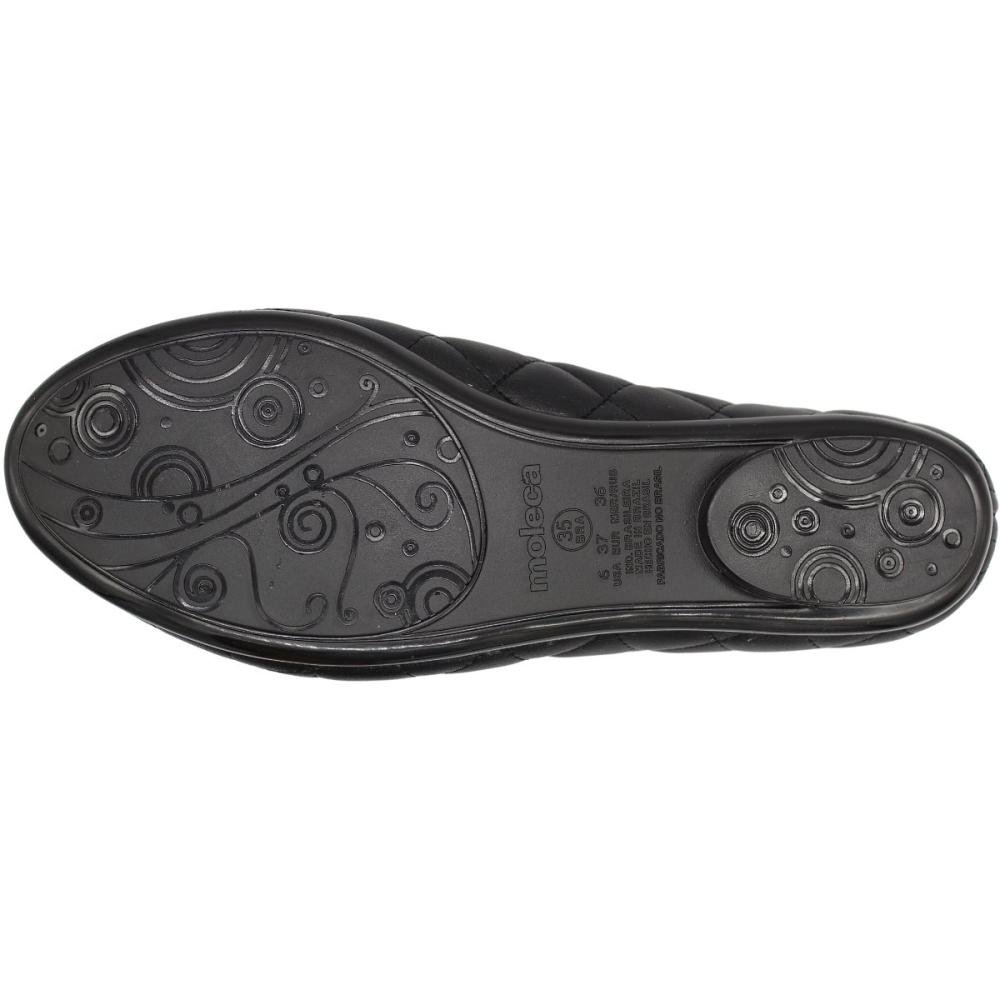 Sapatilha Moleca Napa Suprema Laços Feminino Preto 3