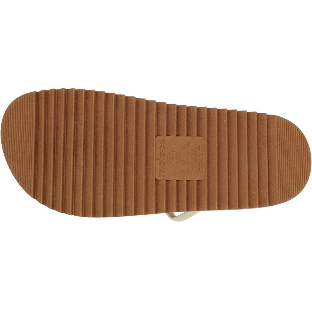Tamanco Moleca Tiras Cintilante Plataforma Feminino Branco 5