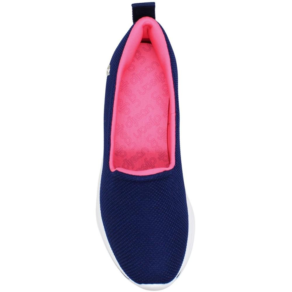 Tênis Slip On Dijean Conforto Macio Feminino Azul 4