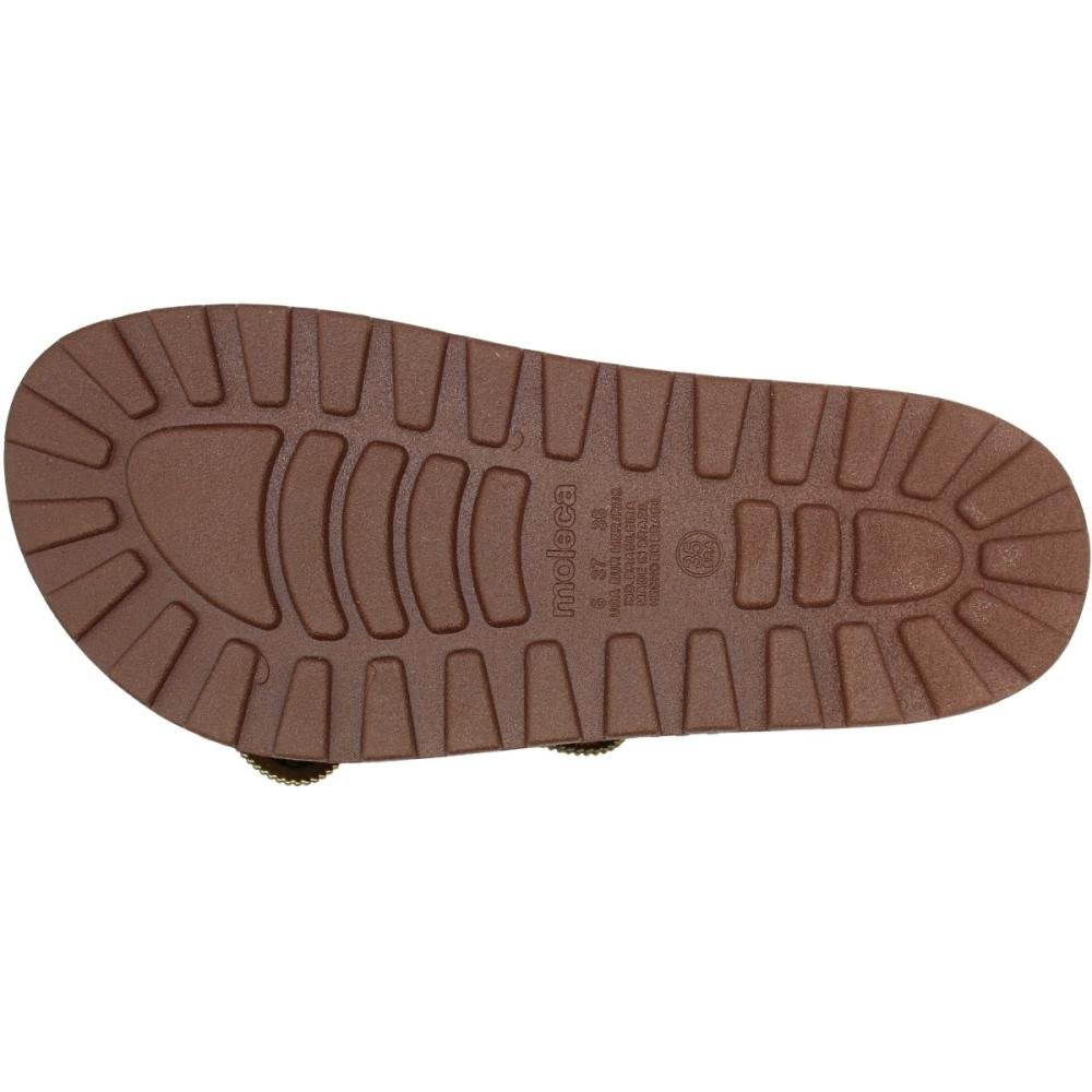 Tamanco Plataforma Slide Moleca Fivela Camurça Feminino Marrom 5