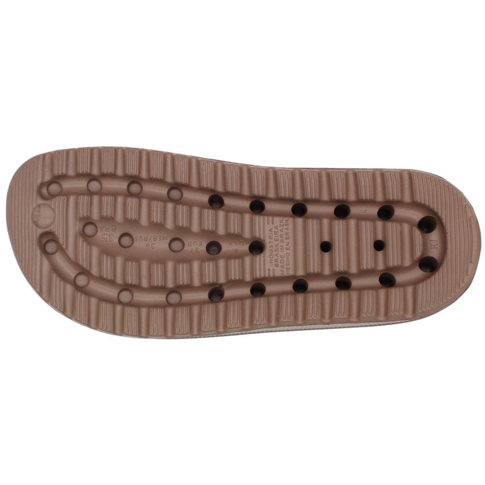 Tamanco Plataforma Moleca EVA Injetada Ultra Leve Feminina Marrom 5