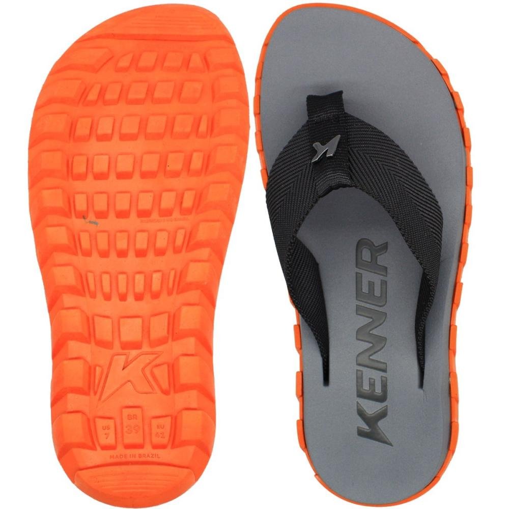 Sandália De Dedo Kenner Megah Tratorada Masculina Cinza 3