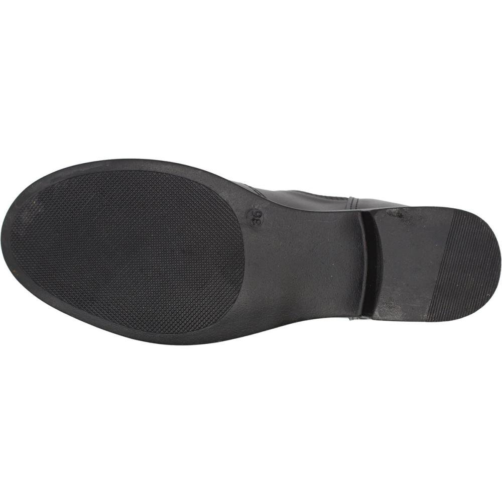 Bota Cano Curto Elisa Melo Elástico Aplique Metal Feminina Preto 5